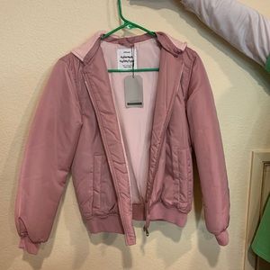 Zara girls pink bomber